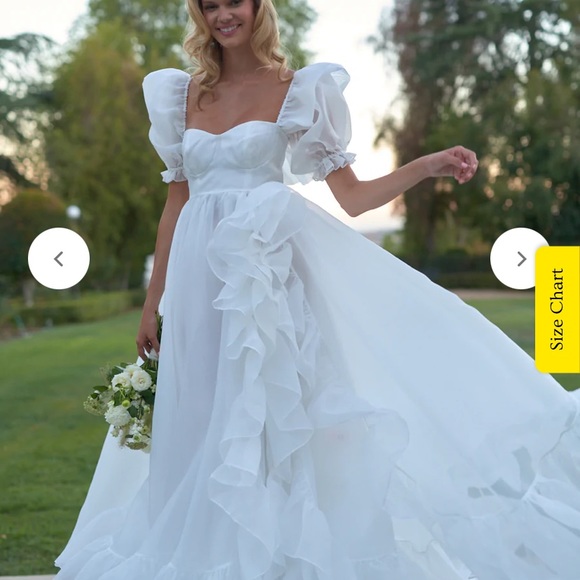 Selkie ivory bloom gown - Picture 4 of 6